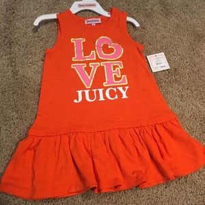 Juicy couture orange/red dress 3T
